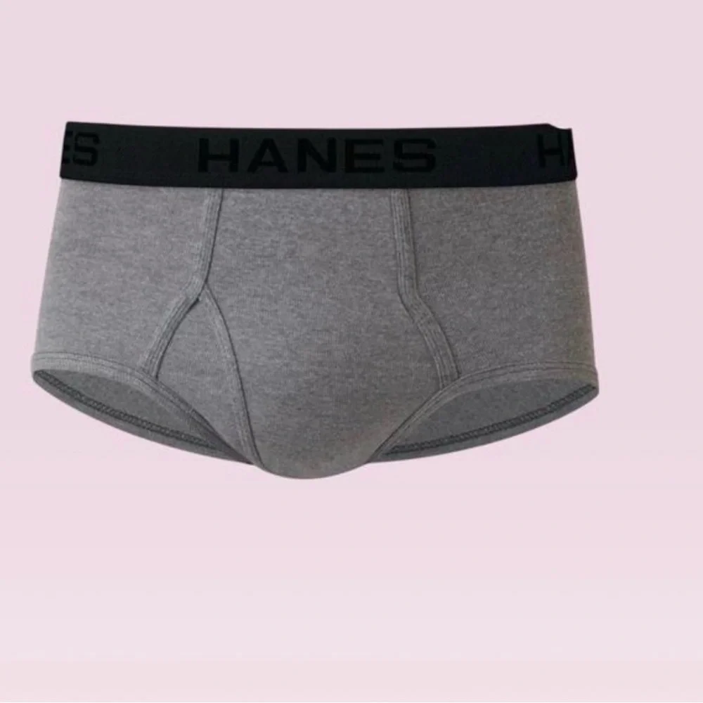 Hanes Men's 8-Pack Best Brief (Black/Grey) - Size Medium